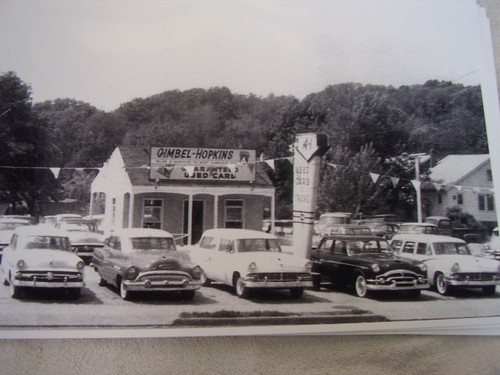 1950 used car lot ford - 1950,